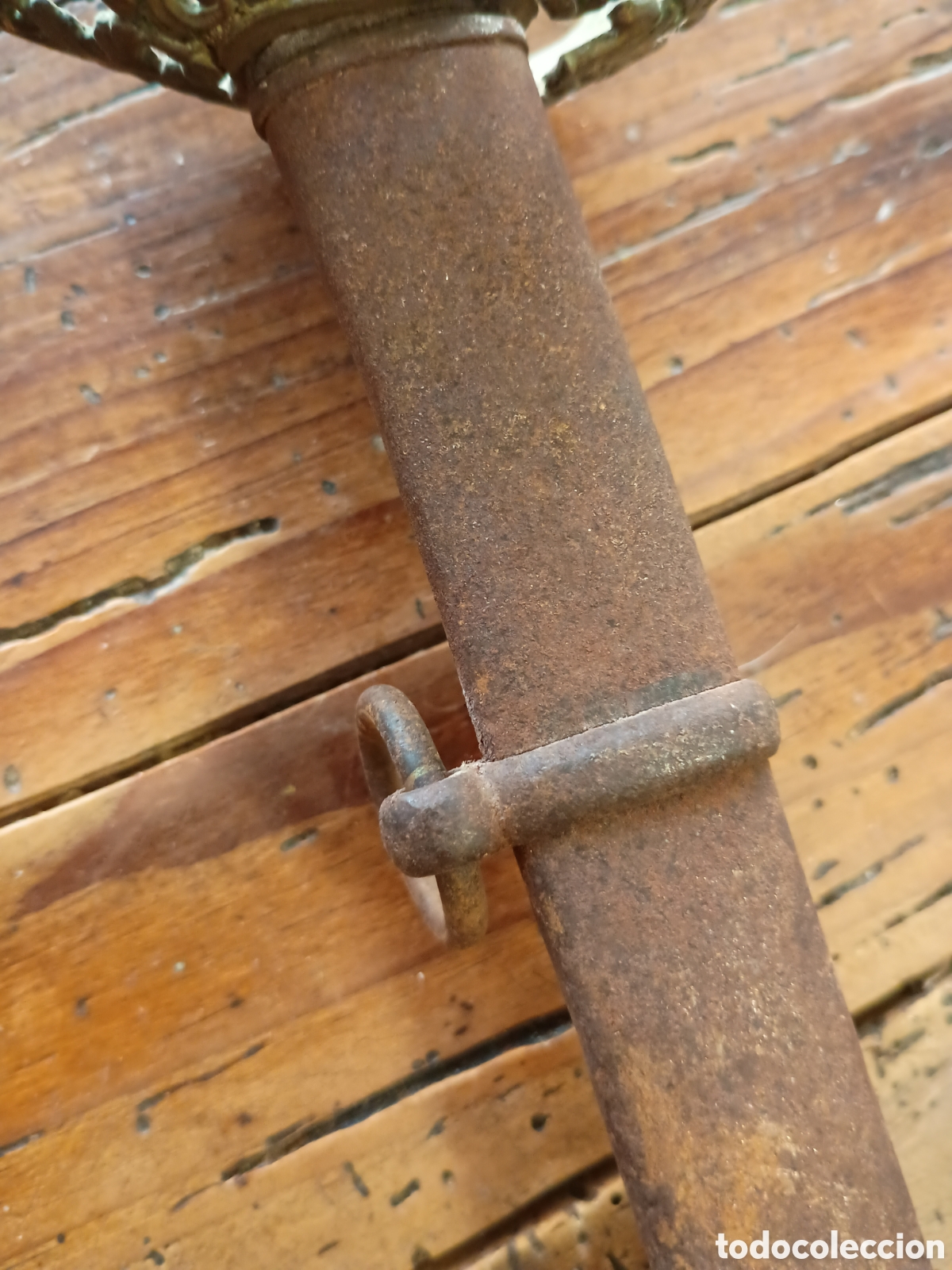 Militaria: Espada metal madera y bronce - Foto 5