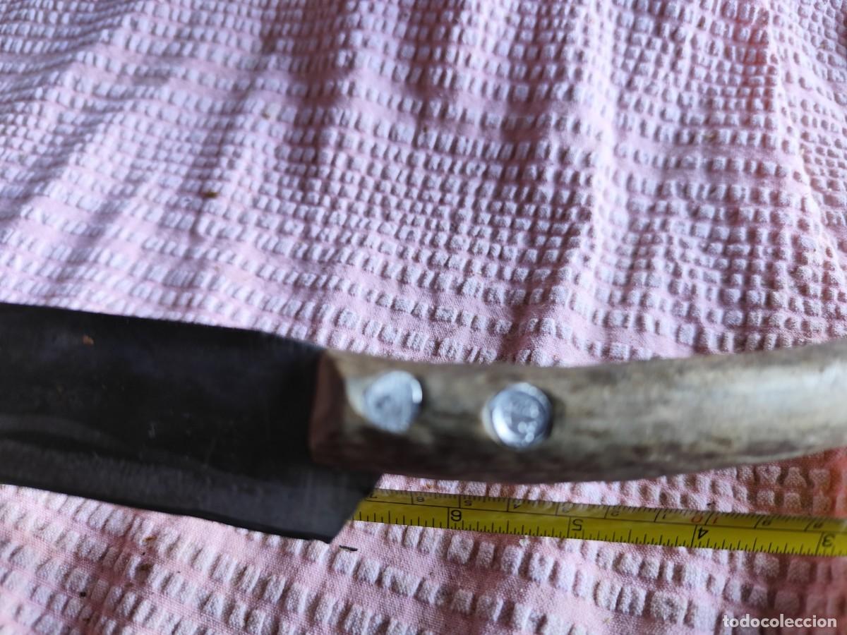 Militaria: CUCHILLO ARTESANO MANGO ASTA - Foto 4