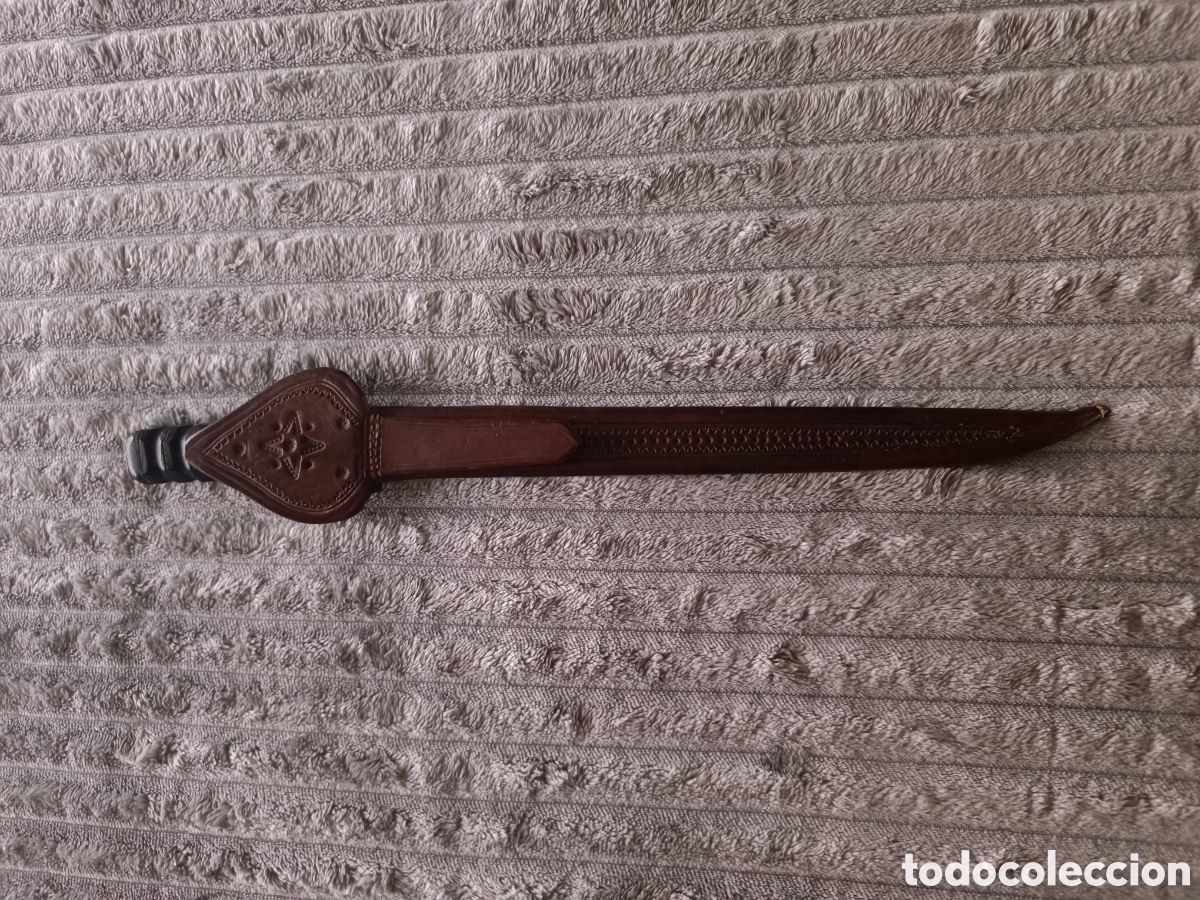 Militaria: PU&Ntilde;AL CON FUNDA DE PIEL - Foto 2