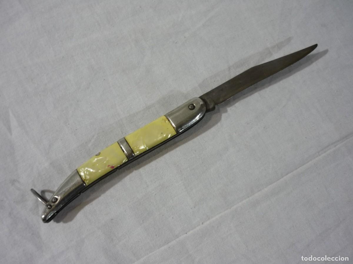 Militaria: Navaja Okapi con mango simil n&aacute;car - Foto 8