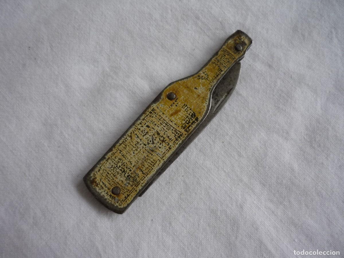 Militaria: Antigua navaja en forma de botella - Foto 2