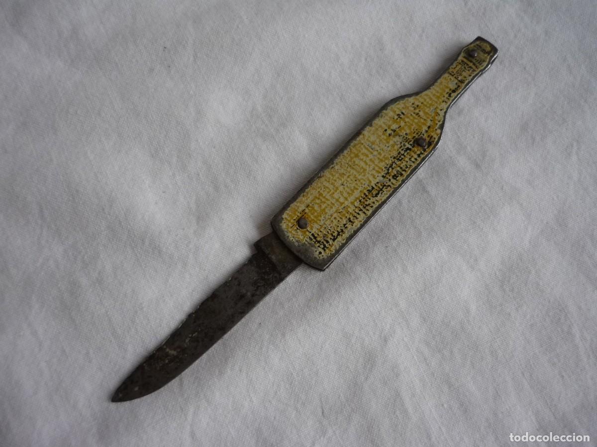 Militaria: Antigua navaja en forma de botella - Foto 3