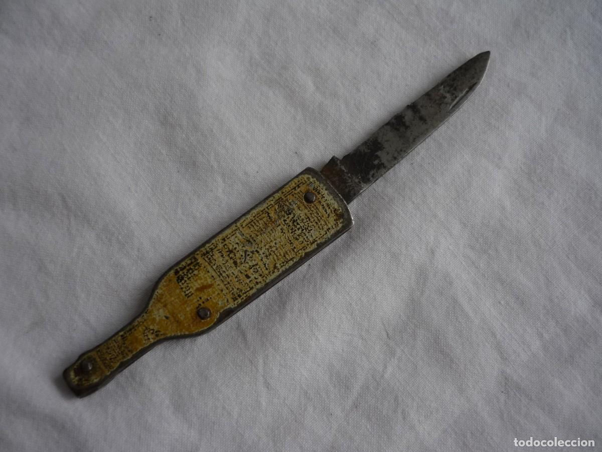 Militaria: Antigua navaja en forma de botella - Foto 4