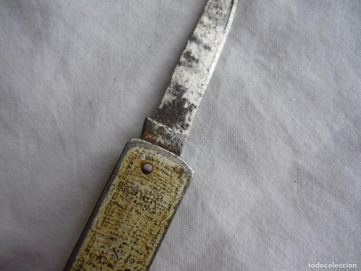Militaria: Antigua navaja en forma de botella - Foto 5