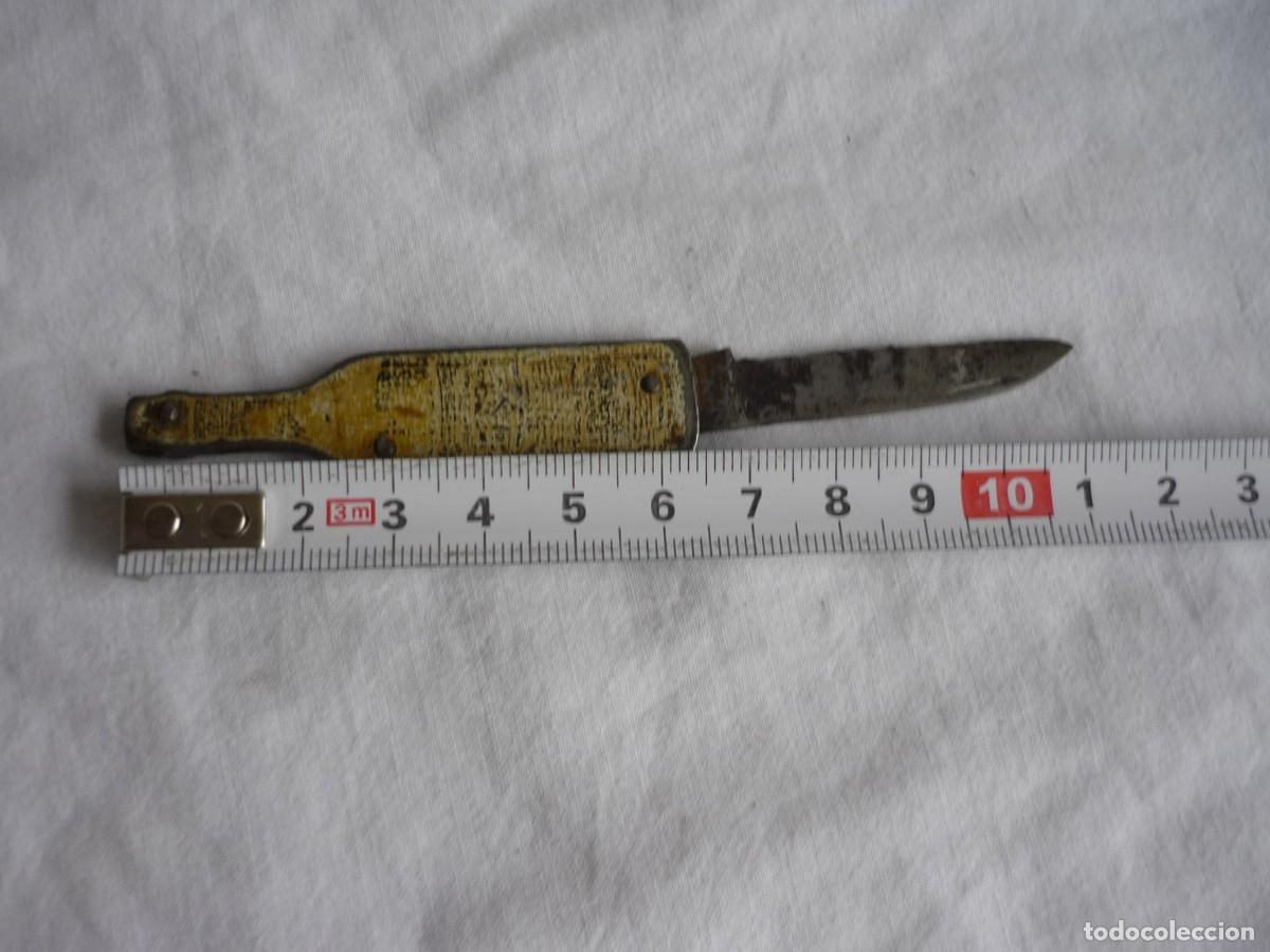 Militaria: Antigua navaja en forma de botella - Foto 6