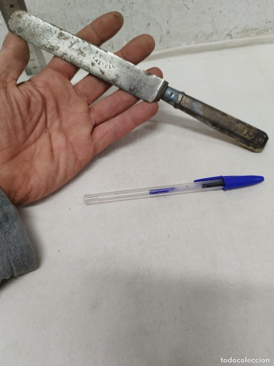 Militaria: Antiguo cuchillo catal&aacute;n, marcado Castells. - Foto 1