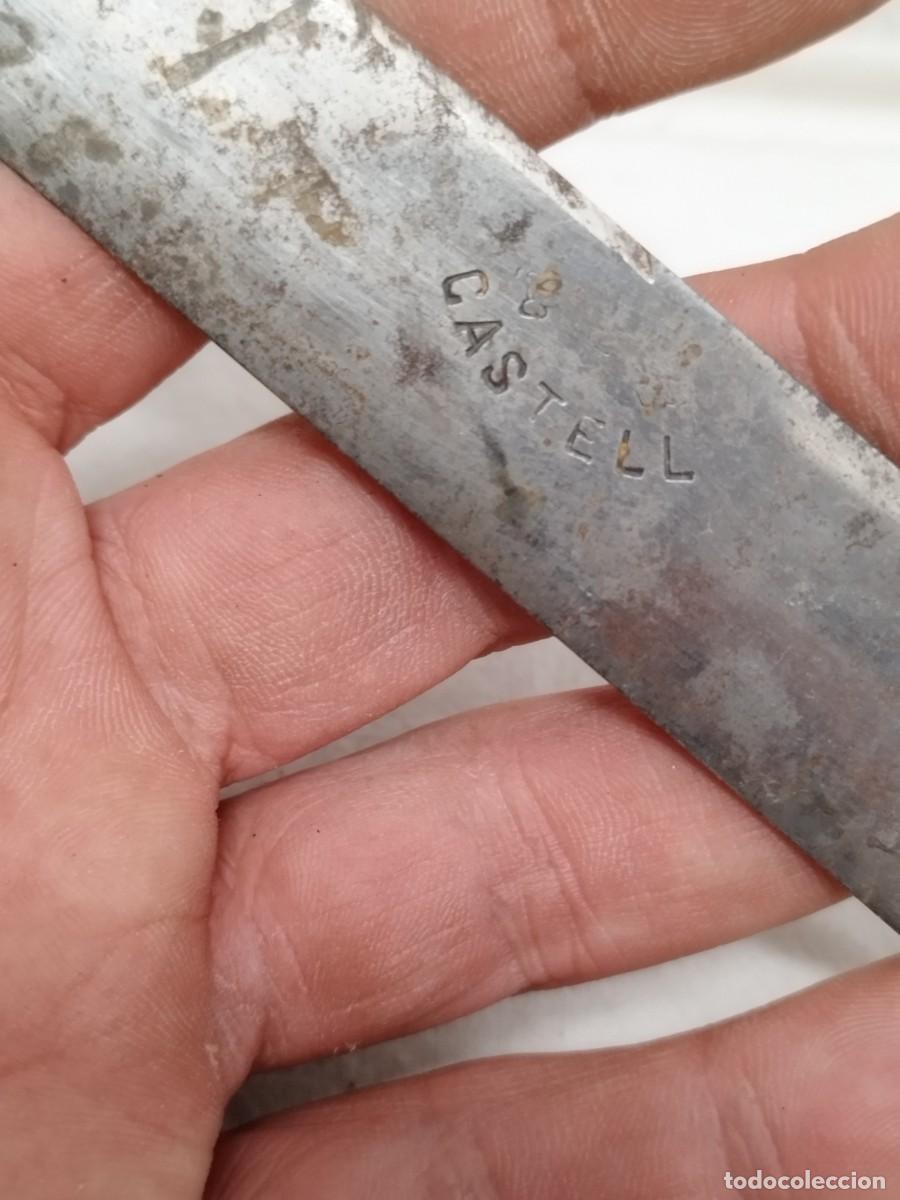 Militaria: Antiguo cuchillo catal&aacute;n, marcado Castells. - Foto 2