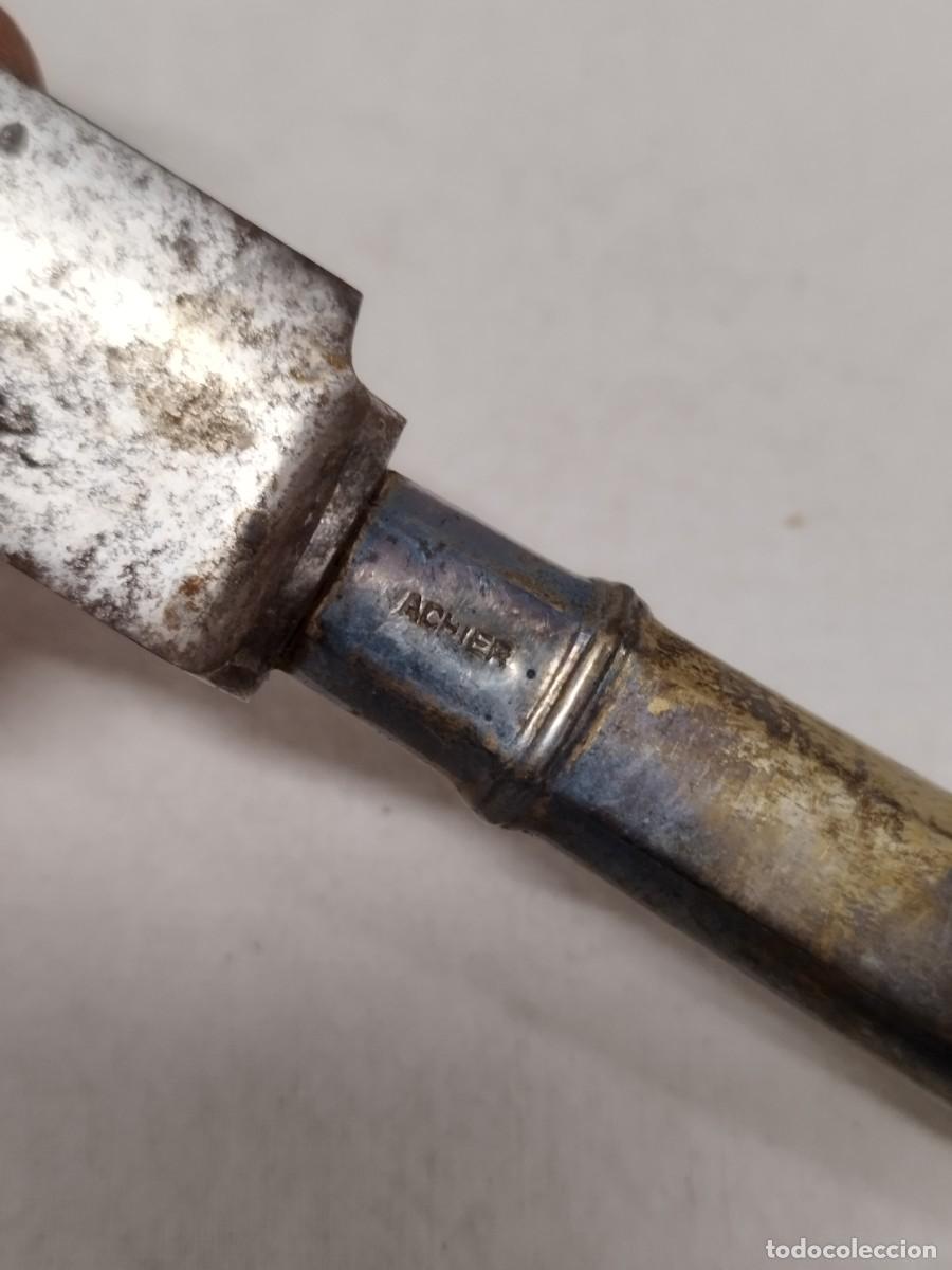 Militaria: Antiguo cuchillo catal&aacute;n, marcado Castells. - Foto 7
