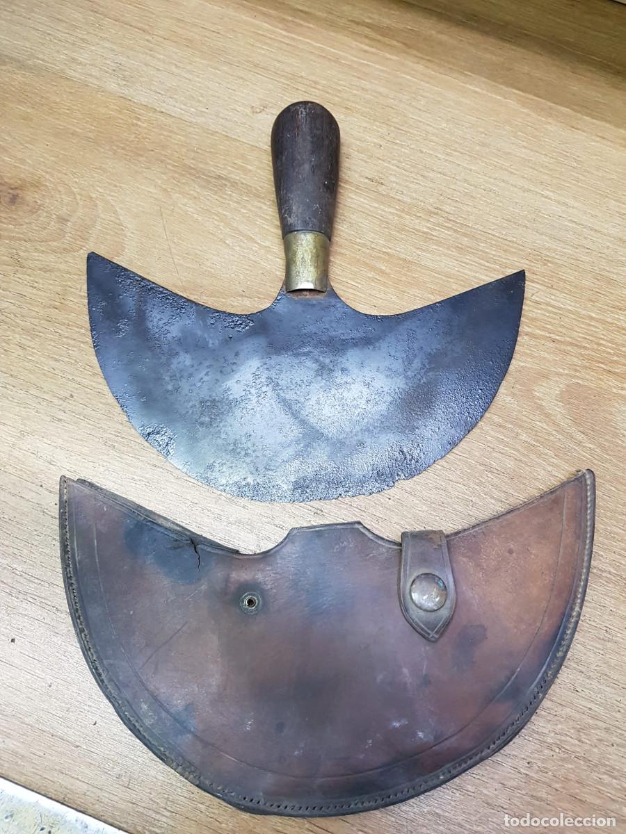 Militaria: ANTIGUO CUCHILLO TAJADERA - Foto 2
