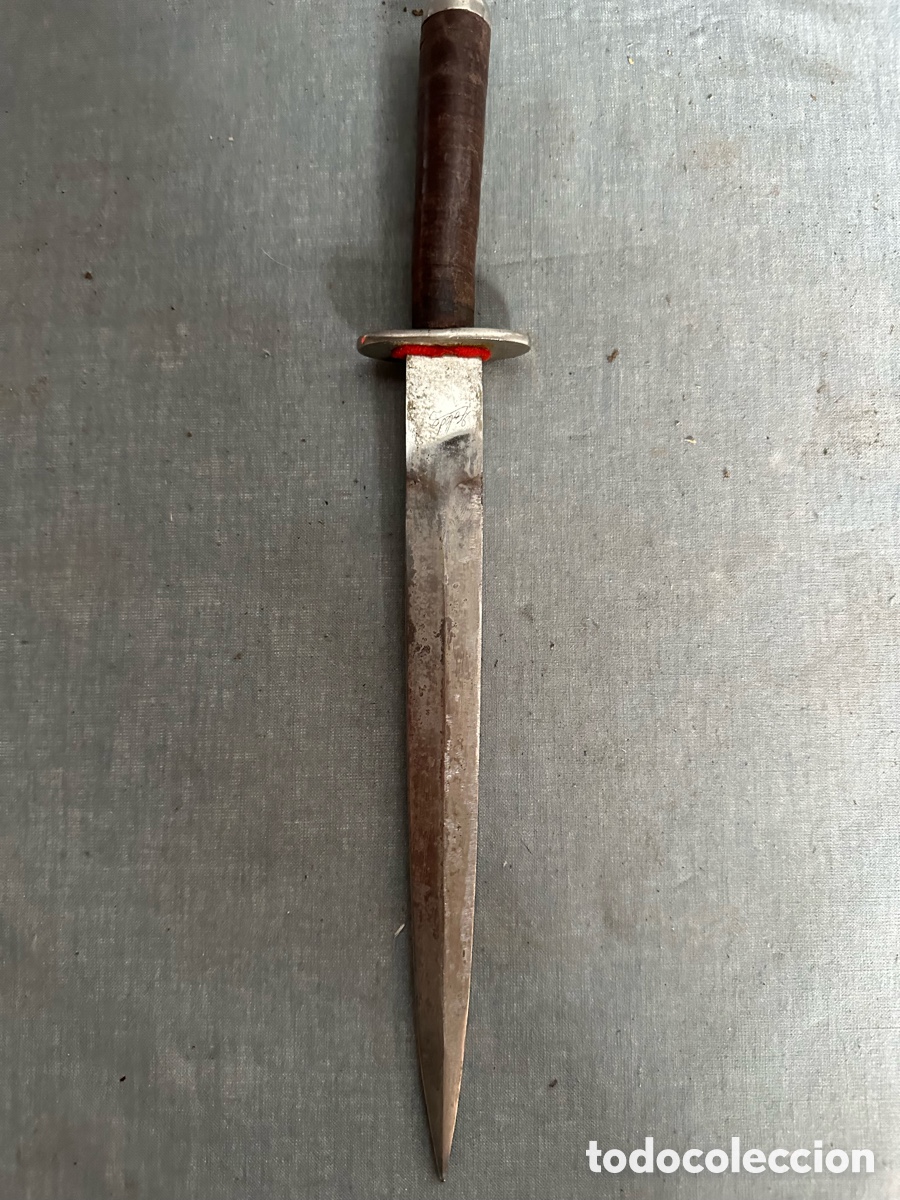 Militaria: Cuchillo antiguo daga - Foto 1