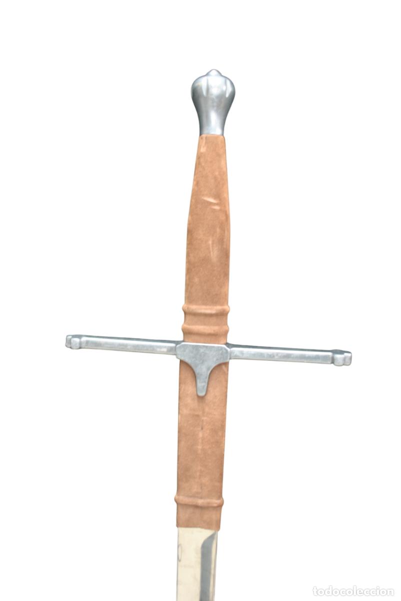 Militaria: ESPADA FORRADA EN GAMUZA - Foto 3
