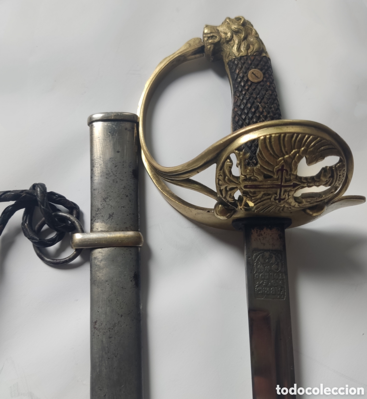 Militaria: ESPADA SABLE MILITAR EJERCITO DE TIERRA 1947 F&Aacute;BRICA DE TOLEDO