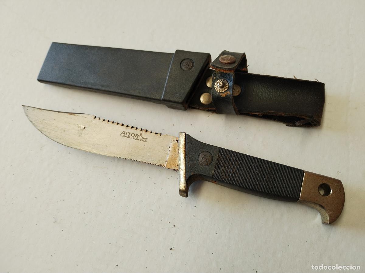 Militaria: Cuchillo Aitor Black Scout - Foto 1