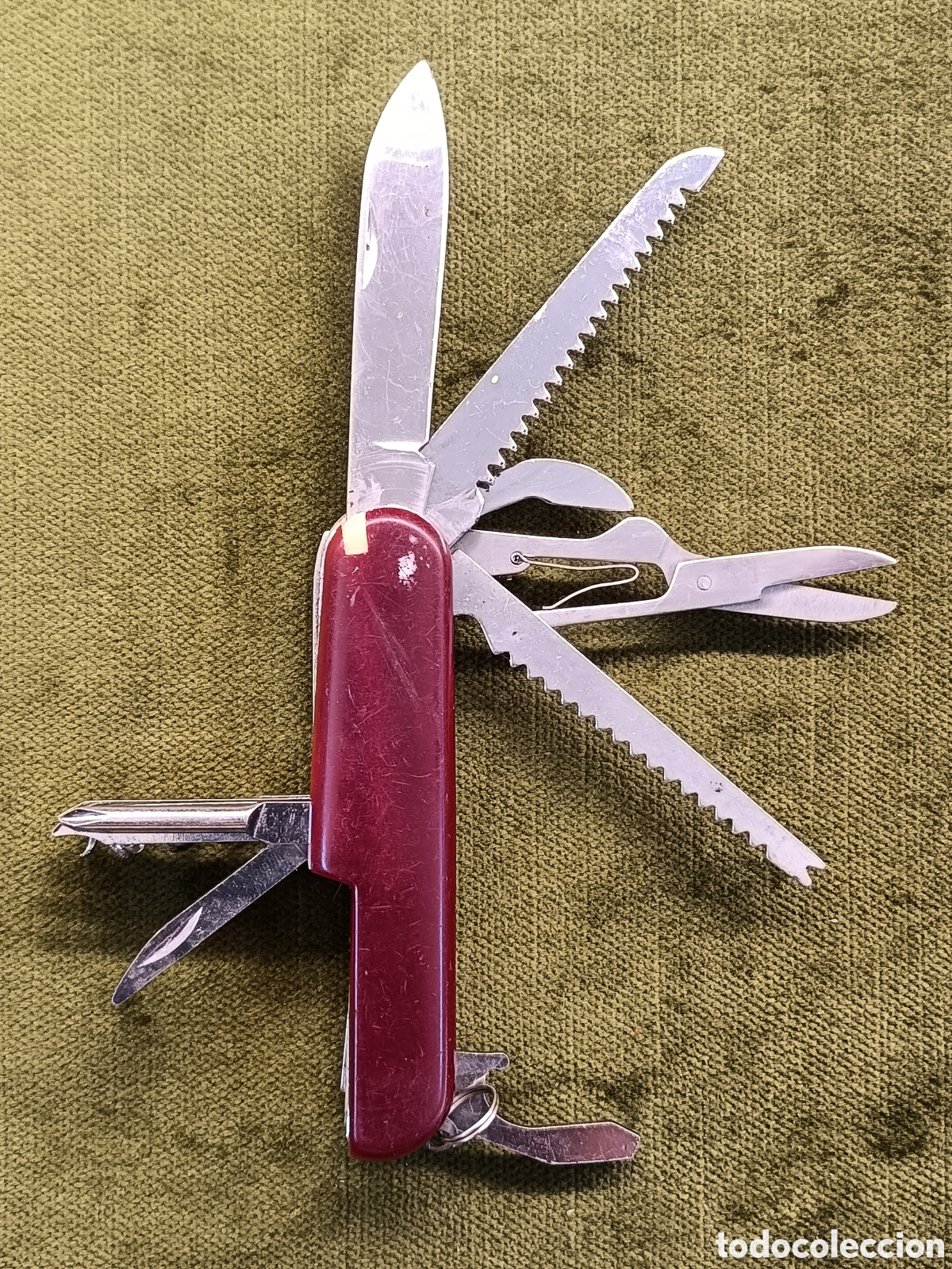 Militaria: ANTIGUA NAVAJA MULTIUSOS - Foto 2