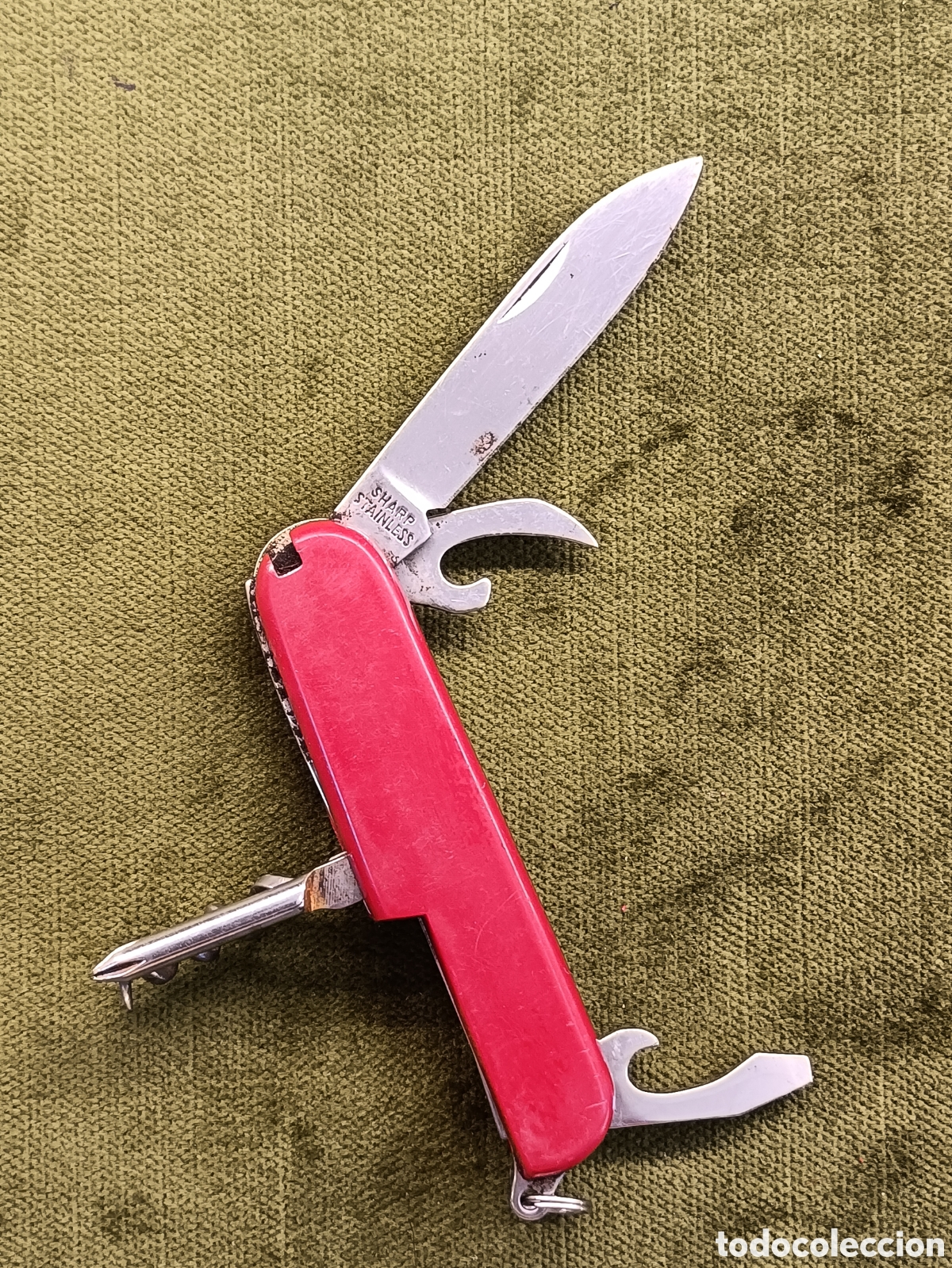 Militaria: ANTIGUA NAVAJA MULTIUSOS - Foto 1