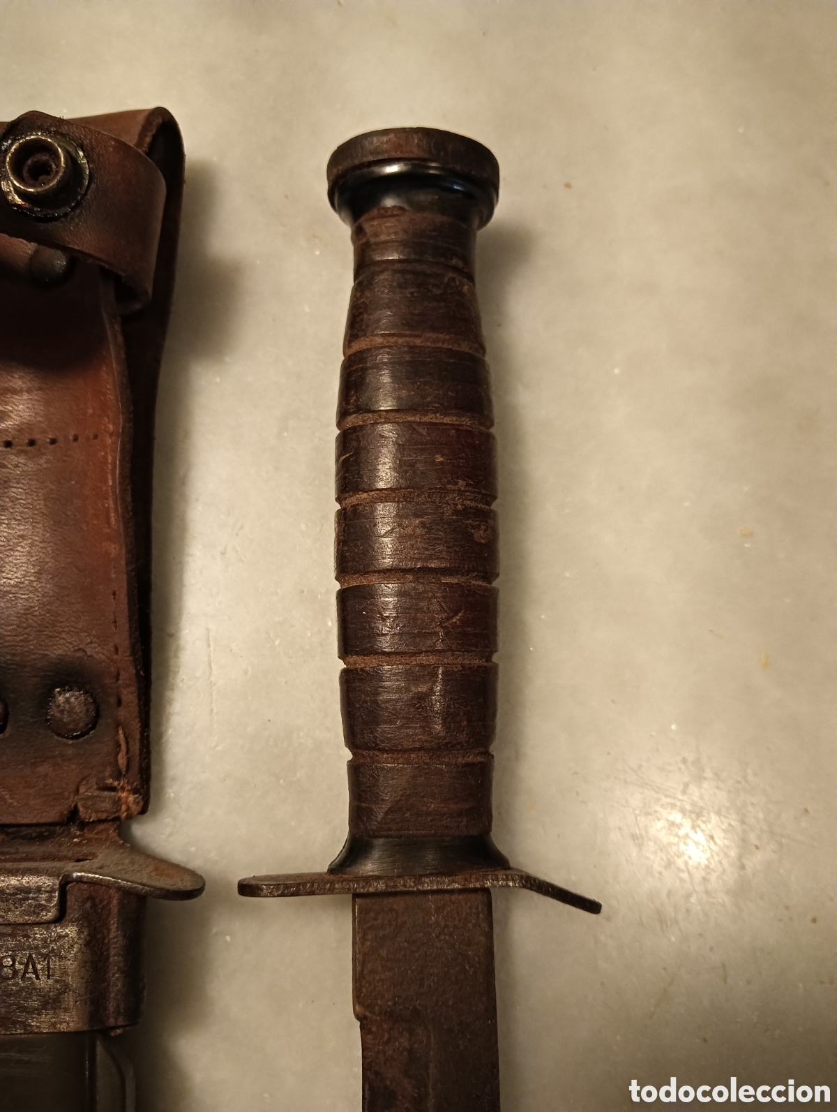 Militaria: cuchillo de combate americano M8A1 - Foto 5