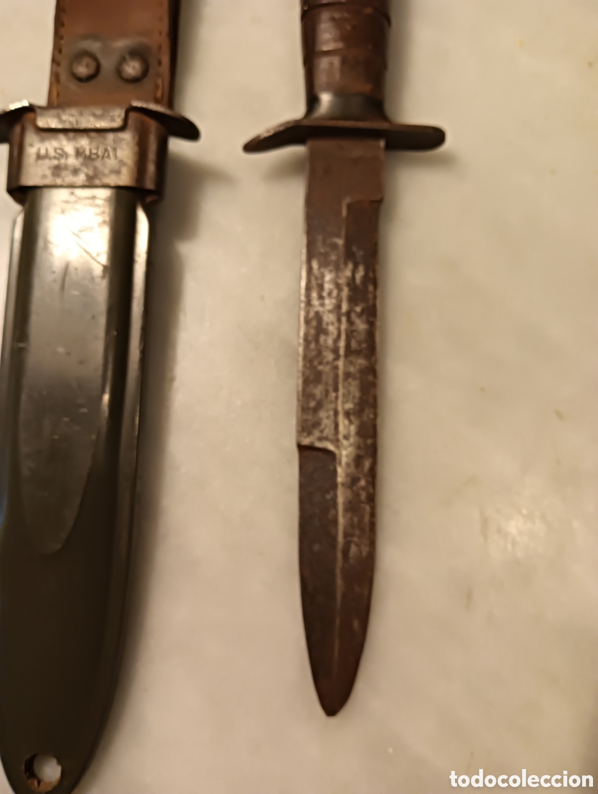 Militaria: cuchillo de combate americano M8A1 - Foto 8