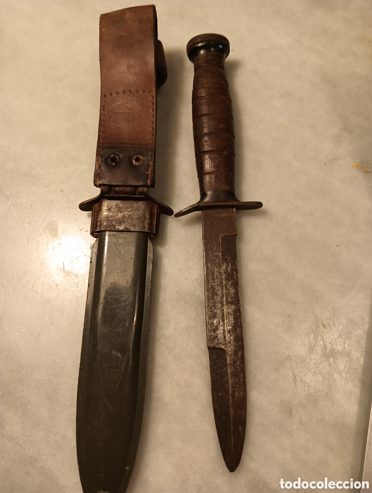 Militaria: cuchillo de combate americano M8A1 - Foto 10