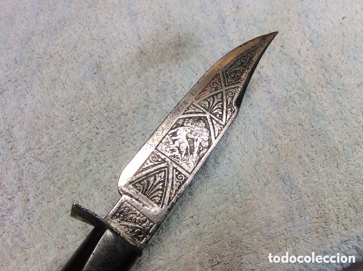 Militaria: ANTIGUO CUCHILLO DE CAZA TOLEDO