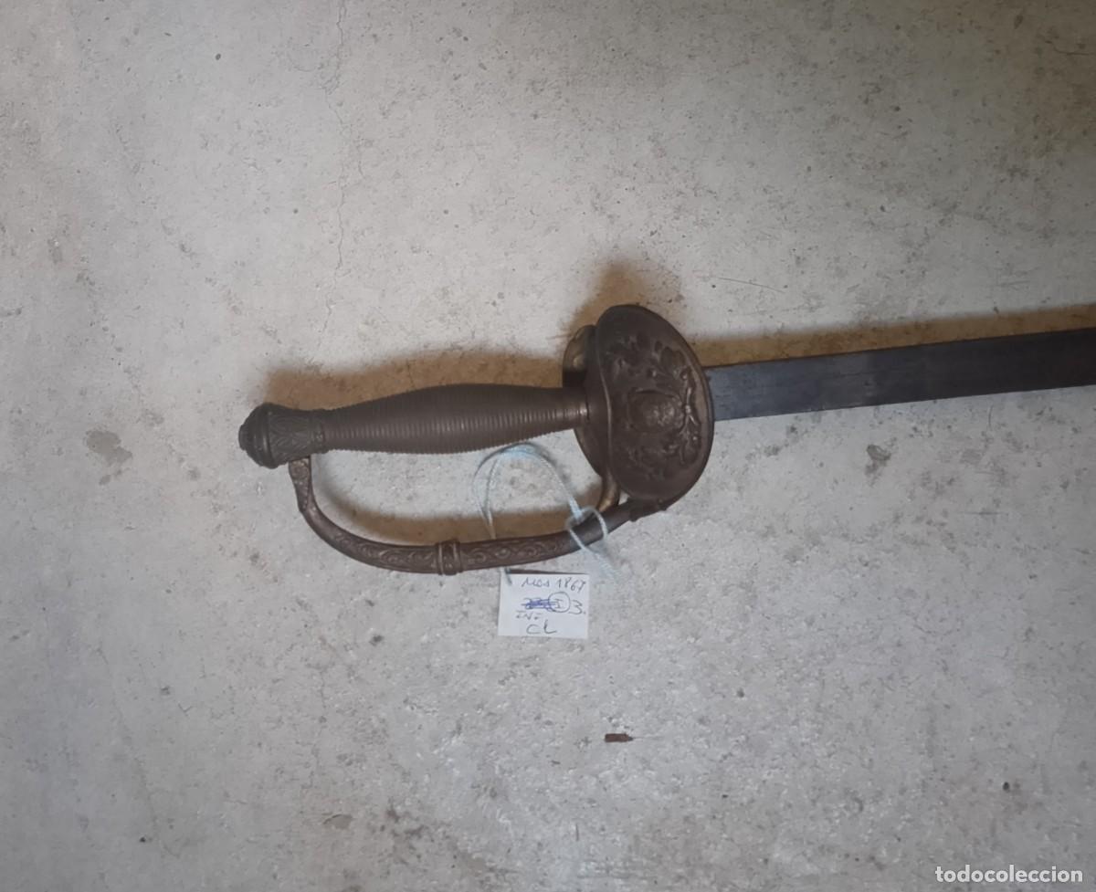 Militaria: Espada de ce&ntilde;ir, modelo 1867 - Foto 2