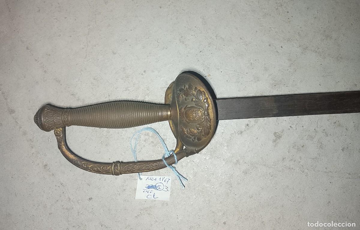 Militaria: Espada de ce&ntilde;ir, modelo 1867 - Foto 3