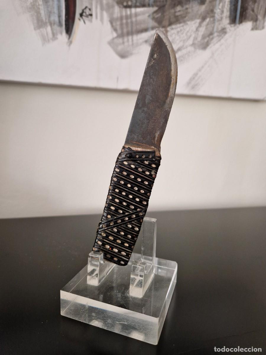 Militaria: CUCHILLO PU&Ntilde;AL ARTESANO - Foto 6