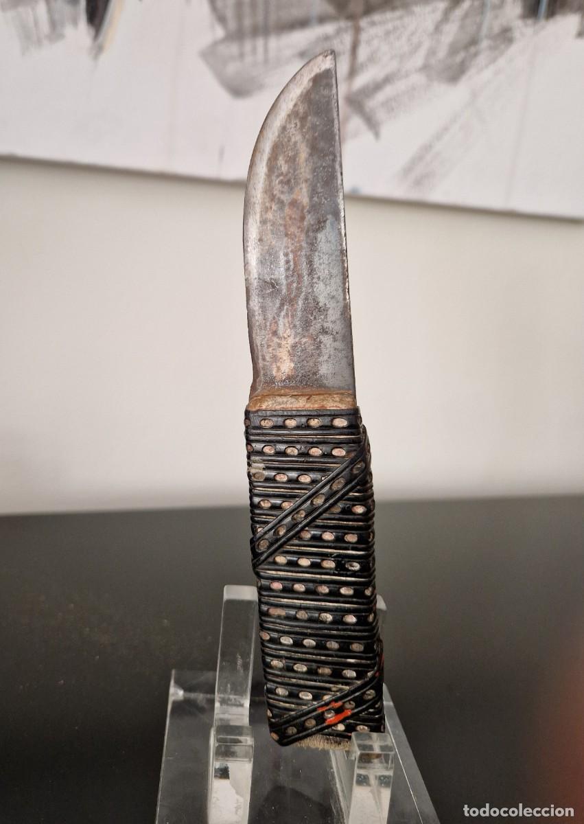 Militaria: CUCHILLO PU&Ntilde;AL ARTESANO - Foto 7