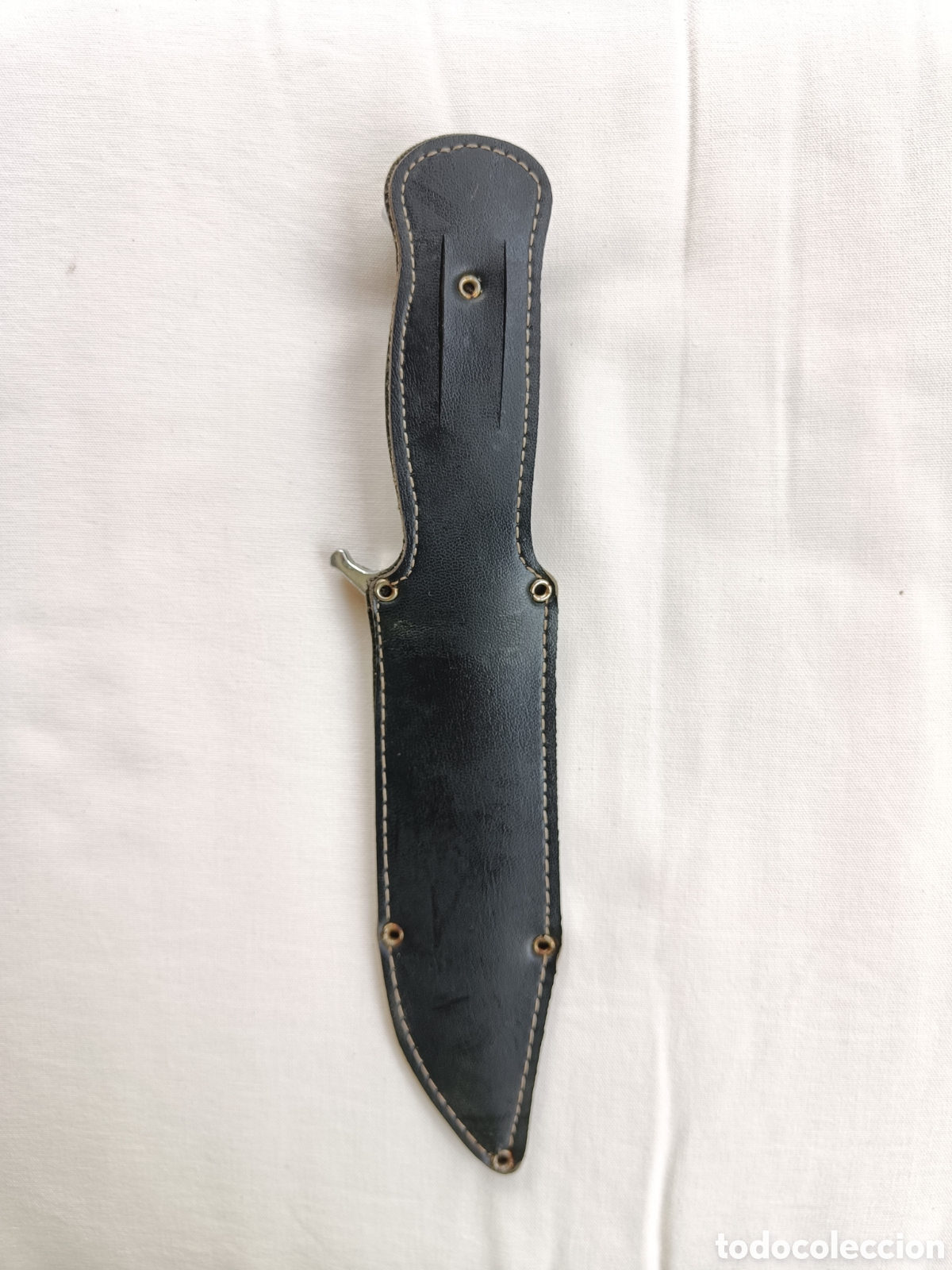 Militaria: Cuchillo con flor de lis y funda original. - Foto 4