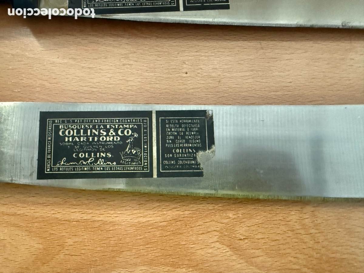 Militaria: Lote de MACHETES , Collins & Co. - Foto 2