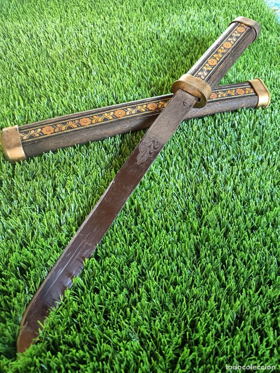 Militaria: Cuchillo largo tipo japon&eacute;s - Foto 2
