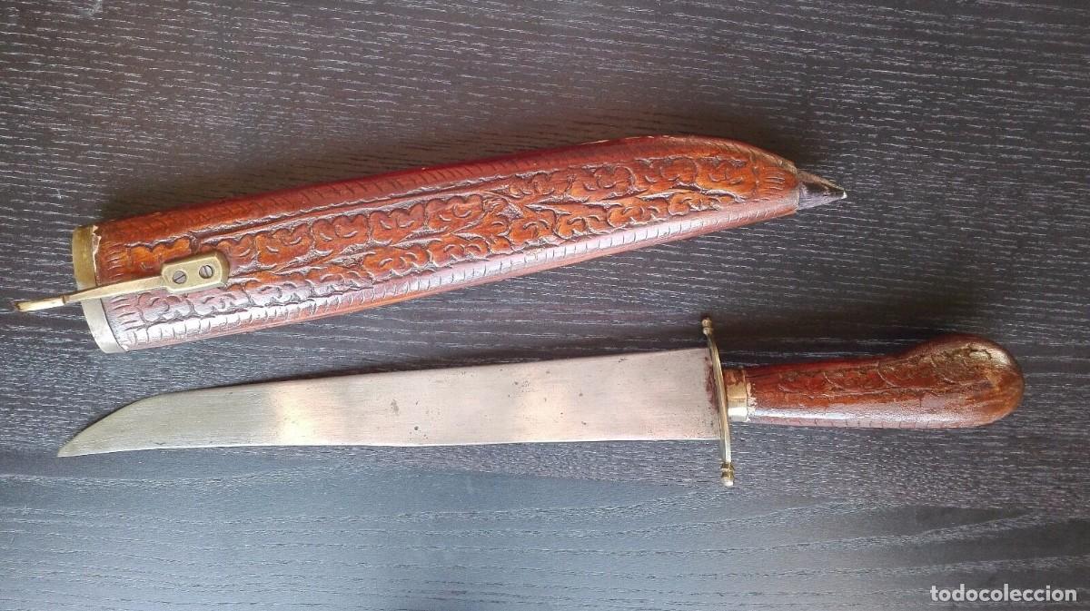 Militaria: Cuchillo hind&uacute; con funda - Foto 4