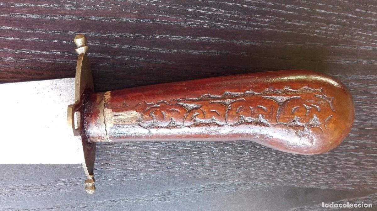 Militaria: Cuchillo hind&uacute; con funda - Foto 5