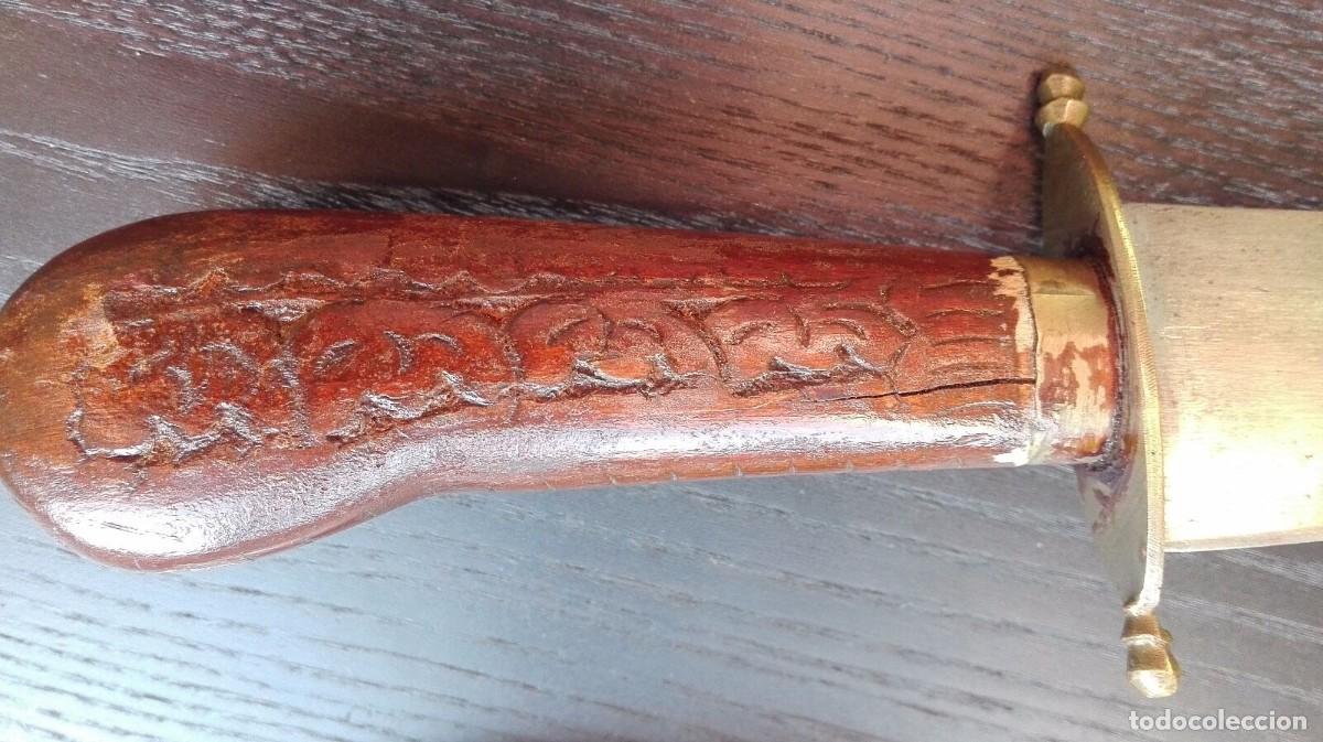 Militaria: Cuchillo hind&uacute; con funda - Foto 6