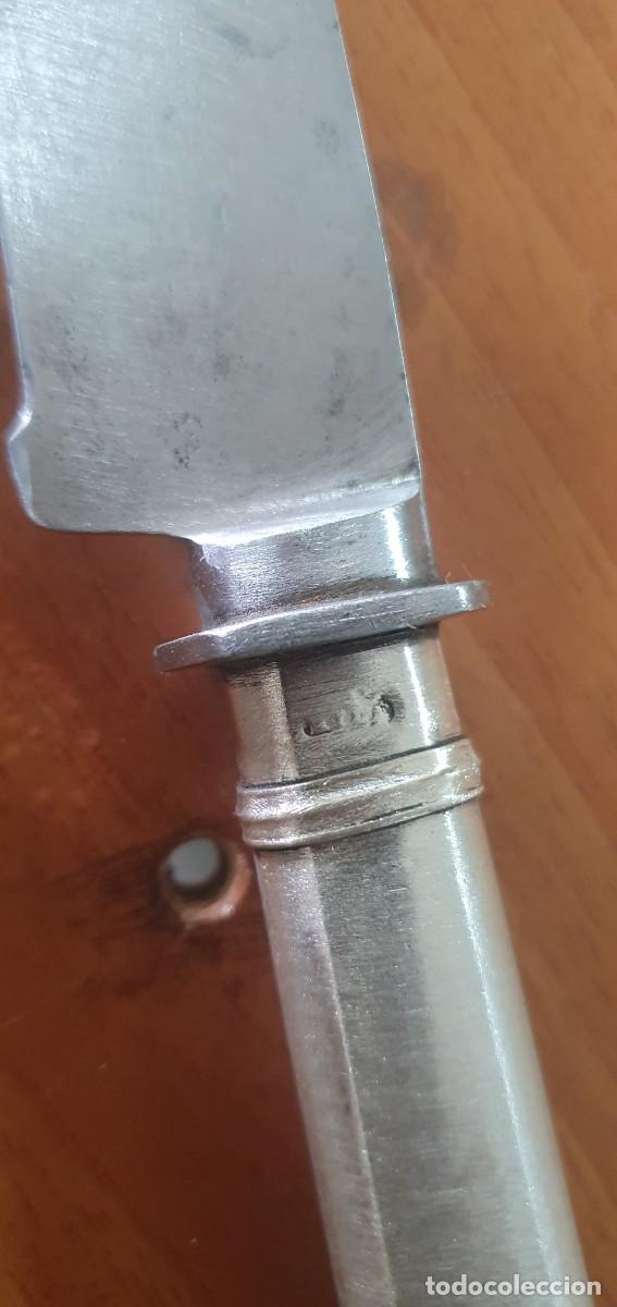 Militaria: Cuchillo antiguo en plata - Foto 4