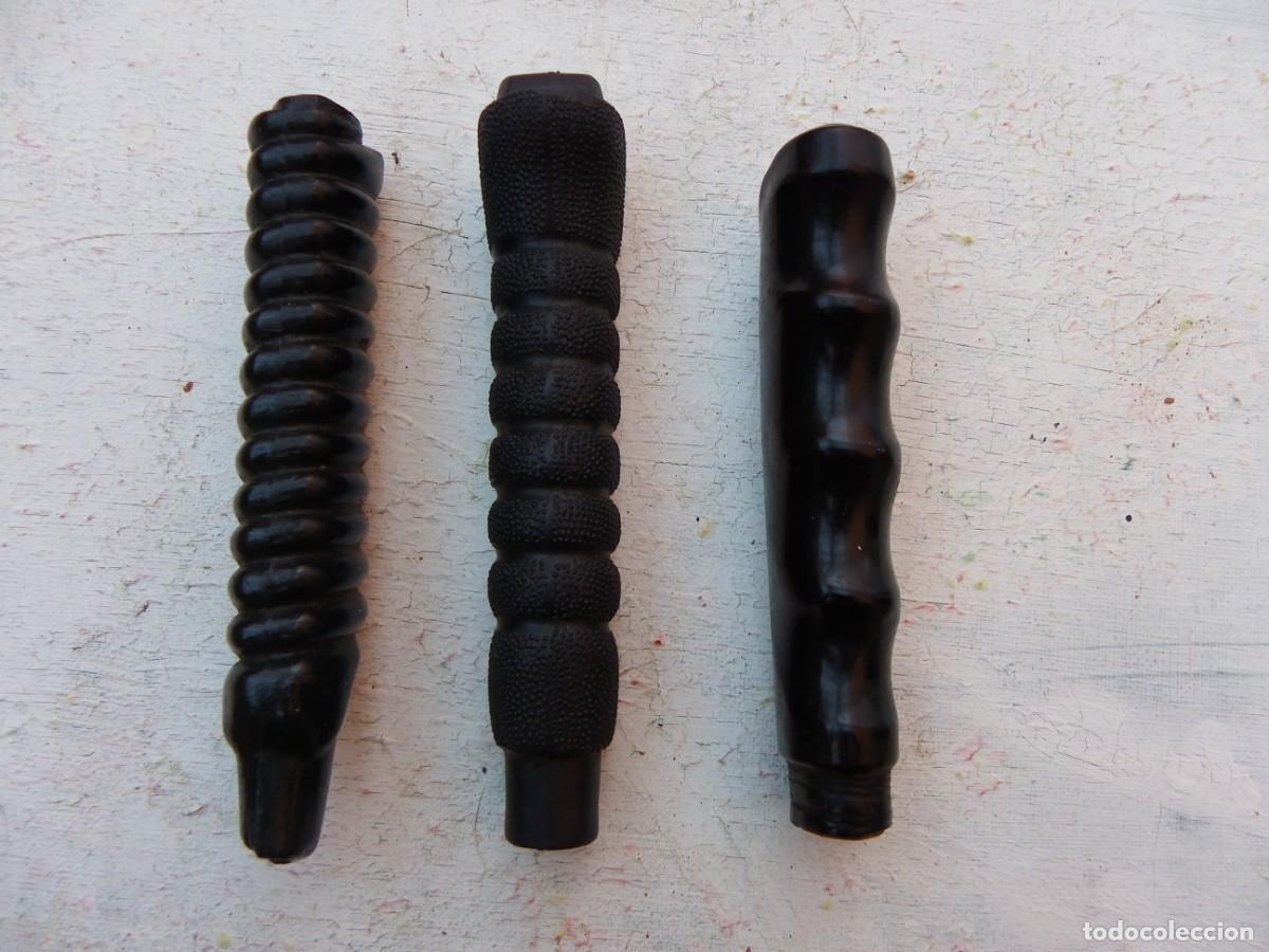 Militaria: 3 Mangos de sable negros - Foto 3