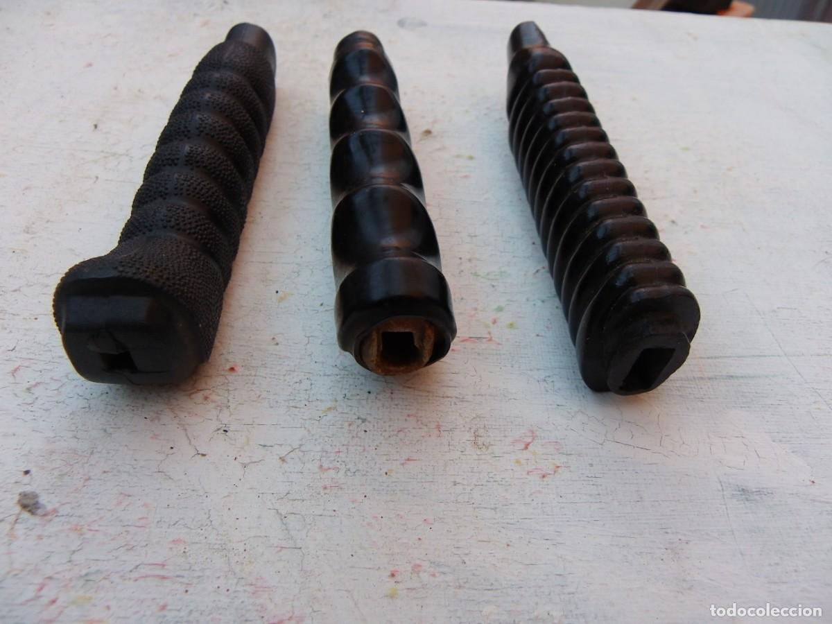 Militaria: 3 Mangos de sable negros - Foto 5