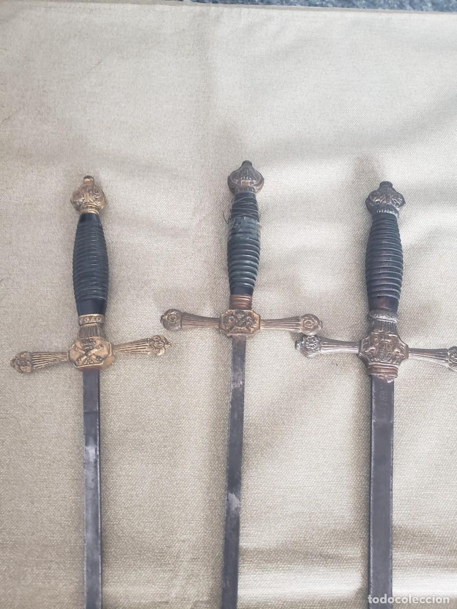 Militaria: LOTE DE TRES ESPADINES - Foto 1