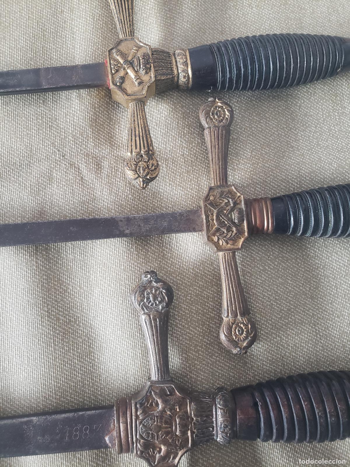 Militaria: LOTE DE TRES ESPADINES - Foto 5
