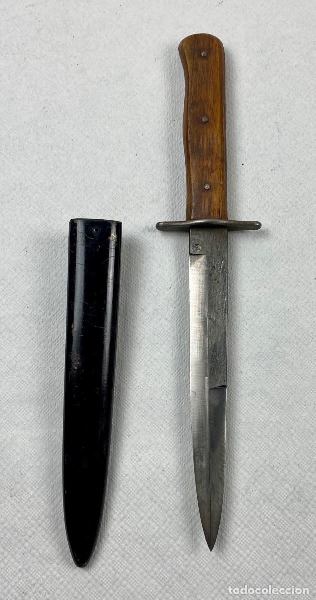 Militaria: CUCHILLO DE COMBATE DE LA LUFTWAFFE Nahkampfmesse BOOT KNIFE - Foto 1
