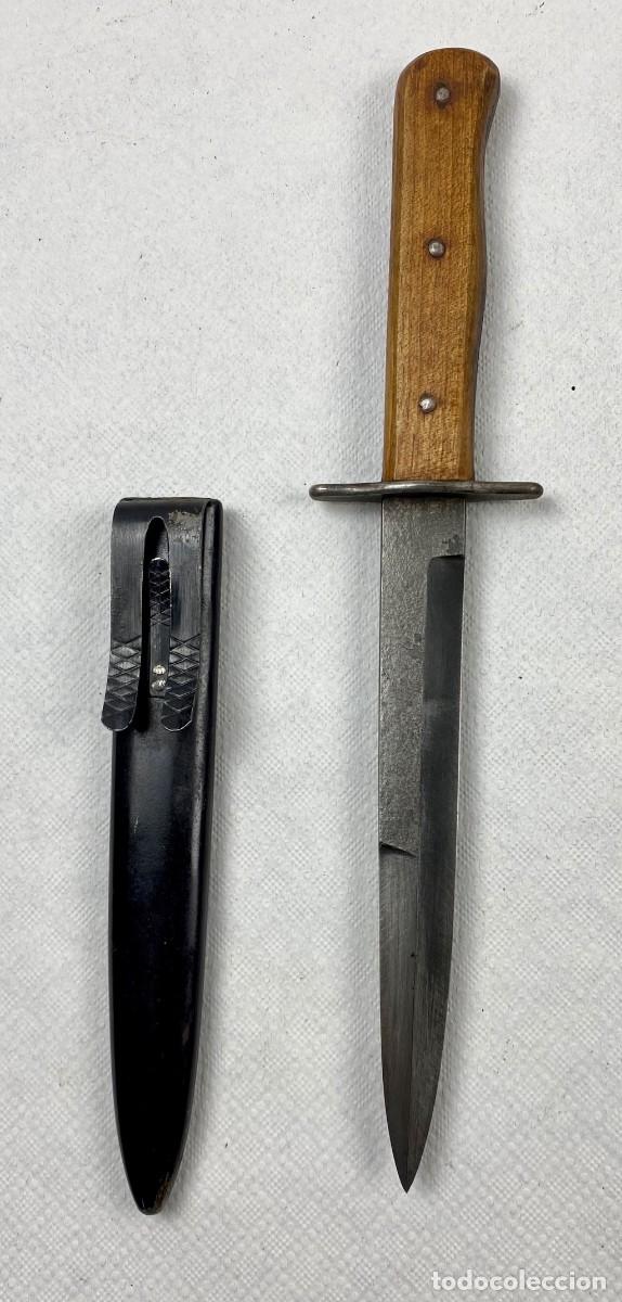 Militaria: CUCHILLO DE COMBATE DE LA LUFTWAFFE Nahkampfmesse BOOT KNIFE - Foto 5