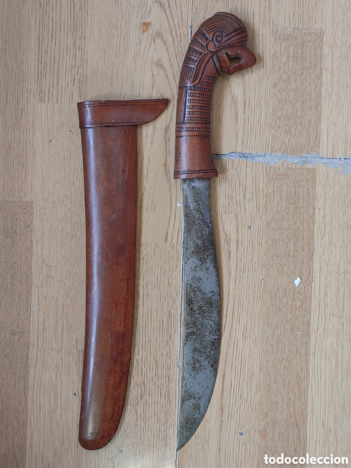 Militaria: Golok machete de Java, Indonesia. Segunda mitad del S. XX. - Foto 3
