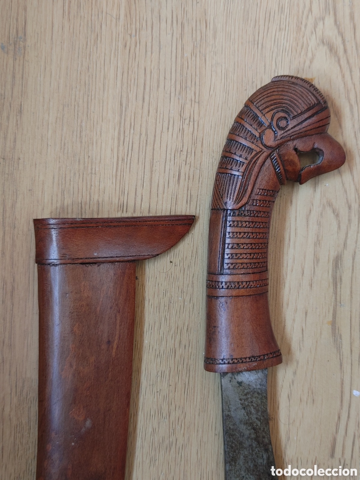 Militaria: Golok machete de Java, Indonesia. Segunda mitad del S. XX. - Foto 4