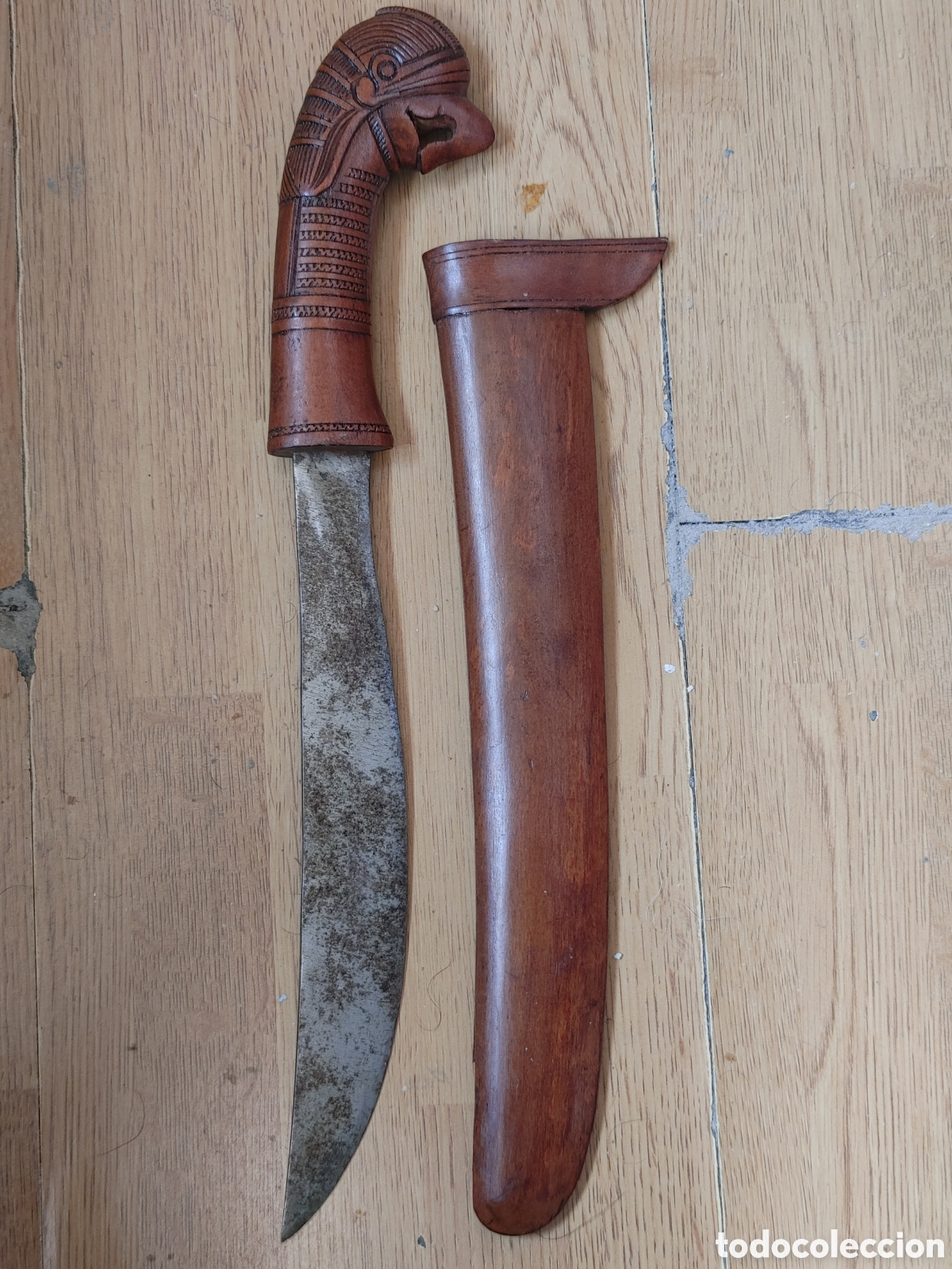 Militaria: Golok machete de Java, Indonesia. Segunda mitad del S. XX. - Foto 7