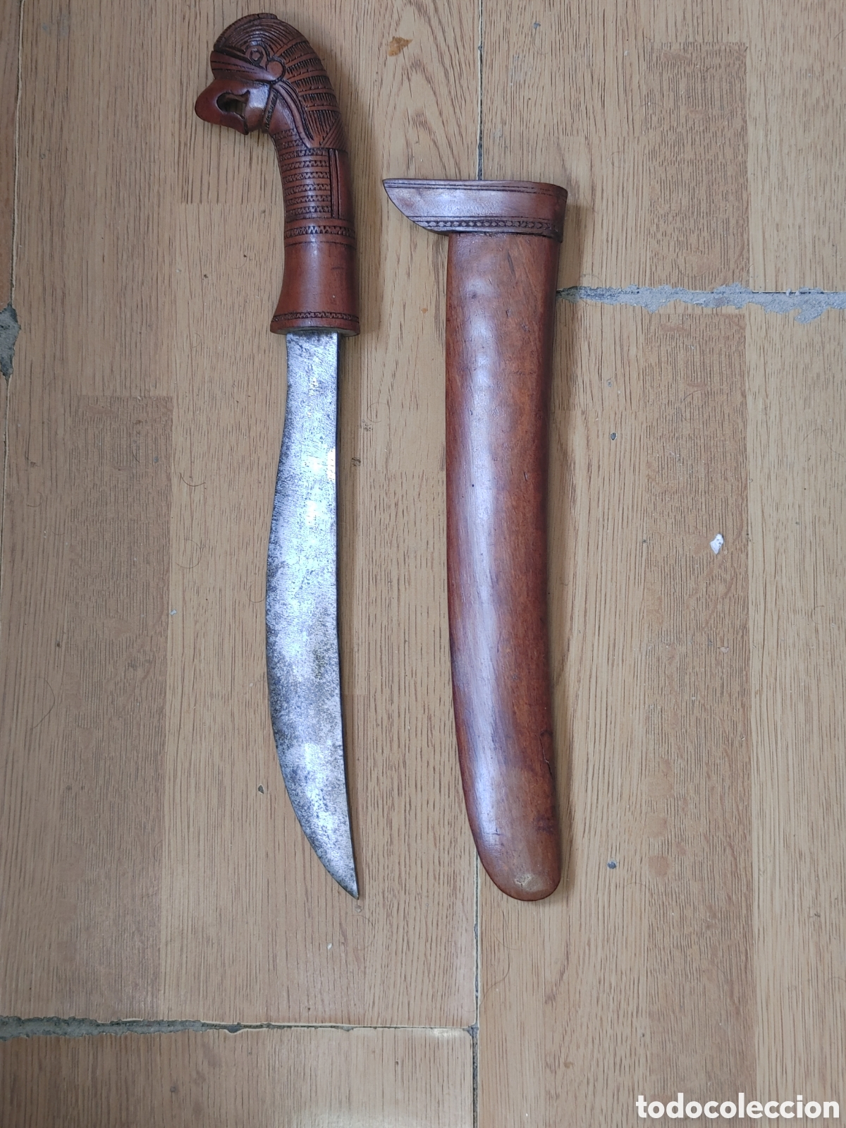 Militaria: Golok machete de Java, Indonesia. Segunda mitad del S. XX. - Foto 1