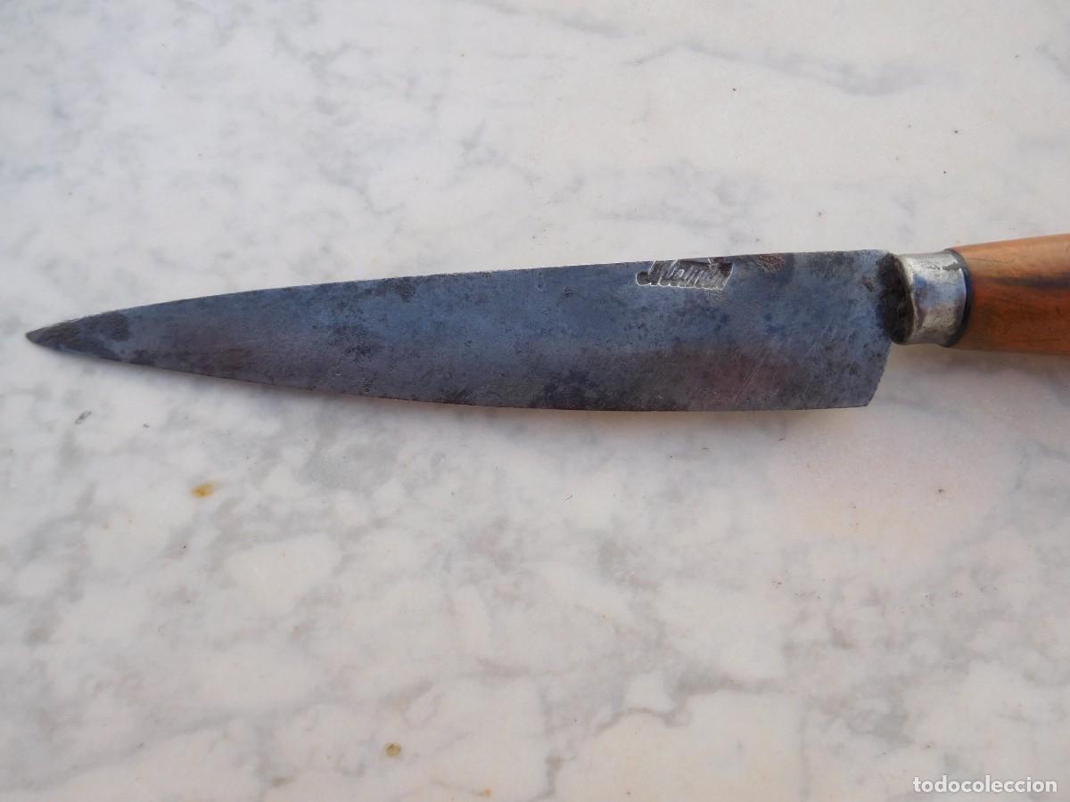 Militaria: Cuchillo antiguo con marcaje - Foto 3