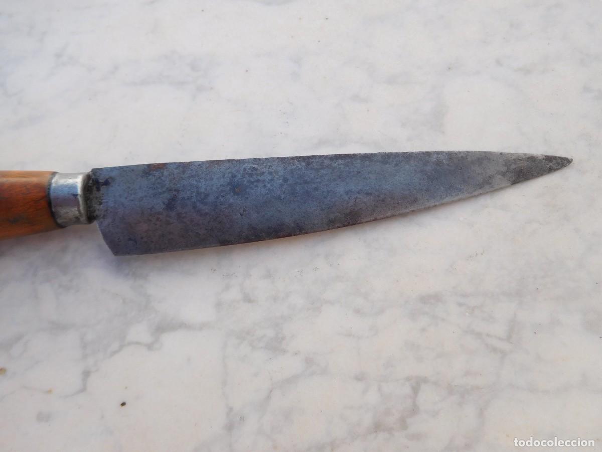 Militaria: Cuchillo antiguo con marcaje - Foto 7