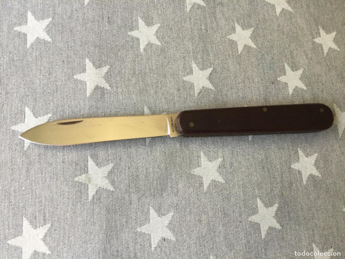 Militaria: NAVAJA AITOR MANGO MADERA - Foto 3
