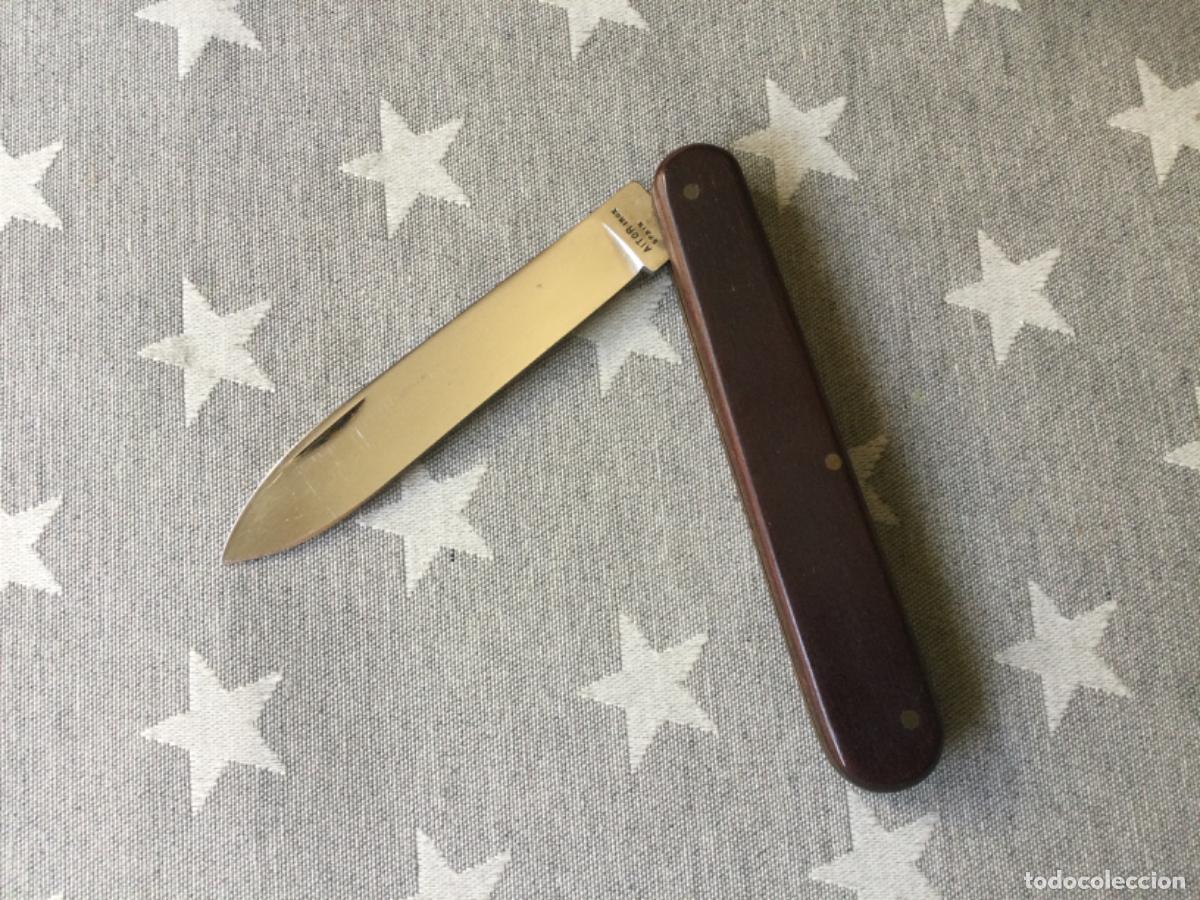 Militaria: NAVAJA AITOR MANGO MADERA - Foto 1