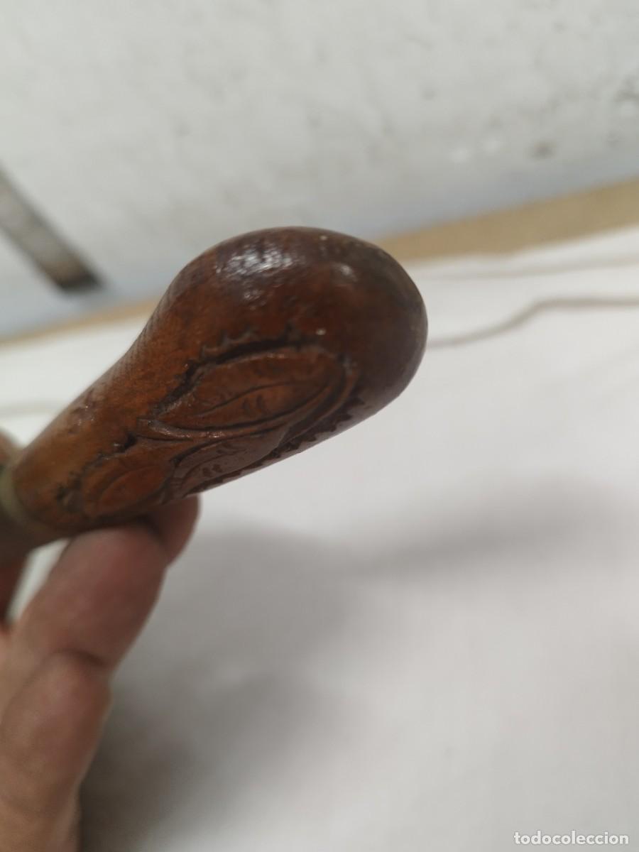 Militaria: Antiguo cuchillo de la india, de madera. - Foto 8