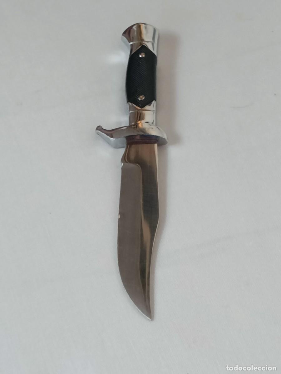 Militaria: Cuchillo con flor de lis y funda original. - Foto 7